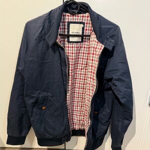 Ben Sherman Dark Blue Bomber Jacket